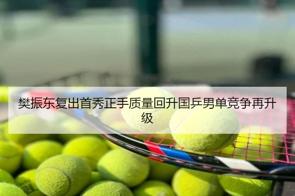 樊振东复出首秀正手质量回升国乒男单竞争再升级